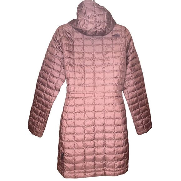 THE NORTH FACE THERMOBALL ECO INSULATOR PARKA in Maroon Purple NWT Size XS - Picture 7 of 9
